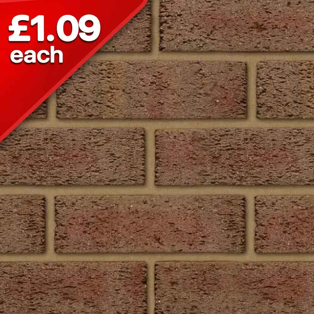 Staffs Georgian Red Blend Facing Brick Pack of 316