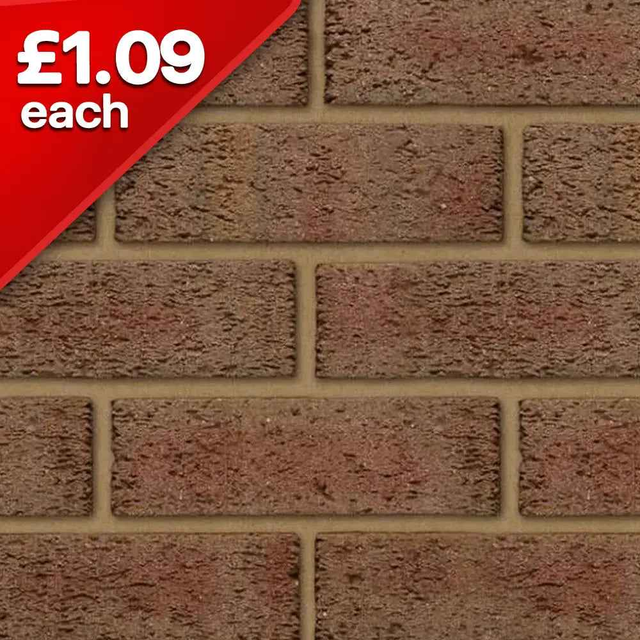 Staffs Georgian Red Blend Facing Brick Pack of 316