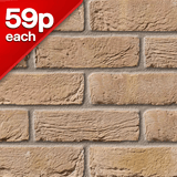 Bradgate Multi Cream N/S Facing Brick Pack of 430