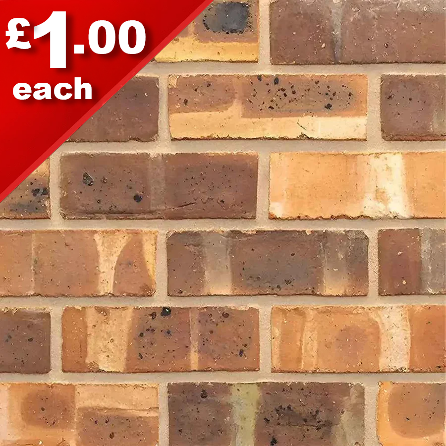 Cheshire Reclaimed 73mm Facing Brick Pack of 400