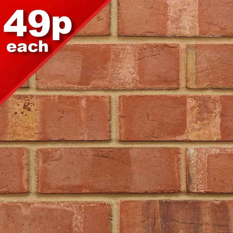 Throckley Pre War Commons 65mm Facing Brick Pack of 500