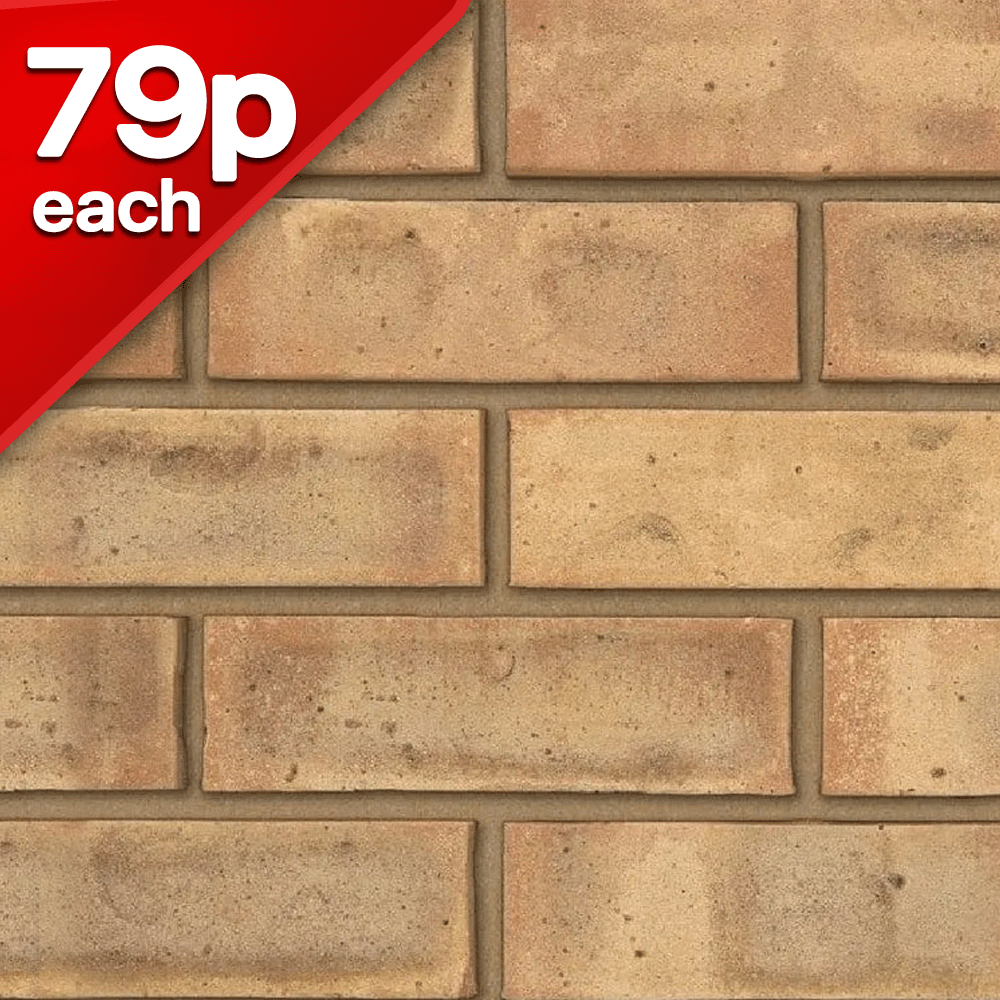 Hardwicke Minster Sandstone Blend Facing Brick Pack of 475