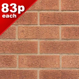 Arley Red Rustic Facing Brick Pack of 430