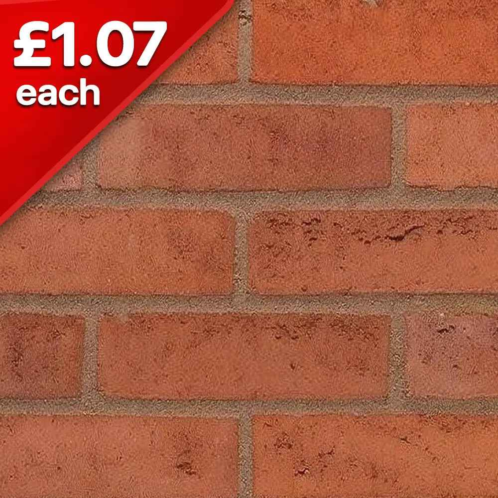 Mellowed Red Sovereign Stock Facing Brick Pack of 430