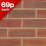 Sunset Red Multi Facing Brick Pack of 430