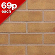 Tawny Buff Facing Brick Pack of 500