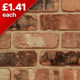 Imperial 73mm Tumbled Midland Reclaim Solid Facing Brick Pack of 500