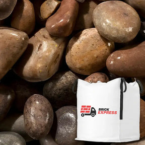 Scottish Pebbles 30-50 Bulk Jumbo Bag LONG RAKE SPAR CO LTD