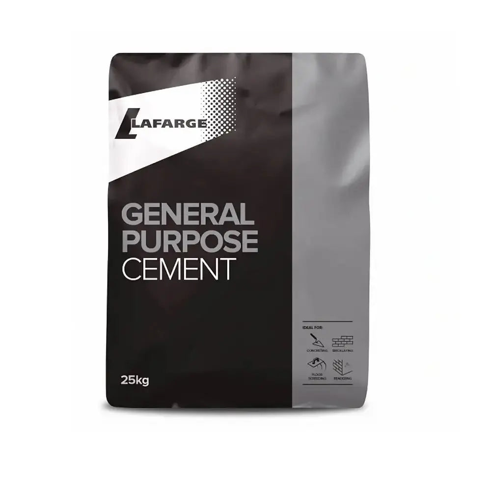 Lafarge Premium Cement OPC (Plastic Bag) 25kg Pack of 40 bags Brick Express