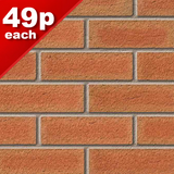 Grampian Red Mixture Off-Shade Facing Brick Pack of 500