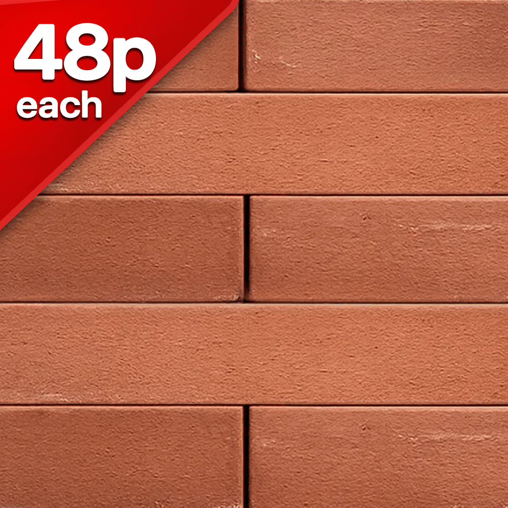Linear Red Smooth 440x65mm Pack of 256