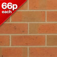 Blockleys Wrekin Light Red 65mm Facing Brick Pack of 400 Brick Express