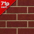 Berkshire Red Facing Brick Pack of 400