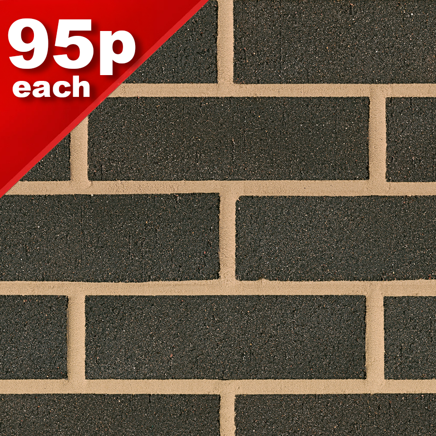 MBH PLC Blockleys Black Wirecut Facing Brick Pack of 400
