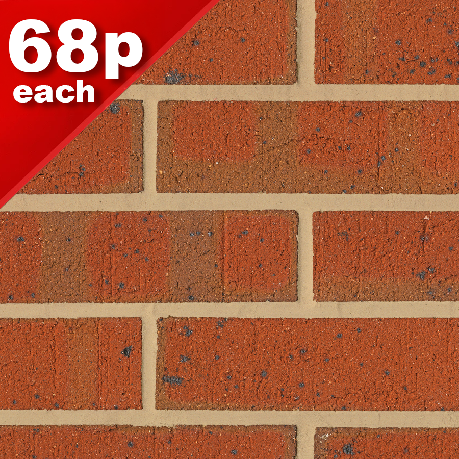 MBH 65mm Blockley Wrekin Berkshire Red Facing Brick Pack of 400