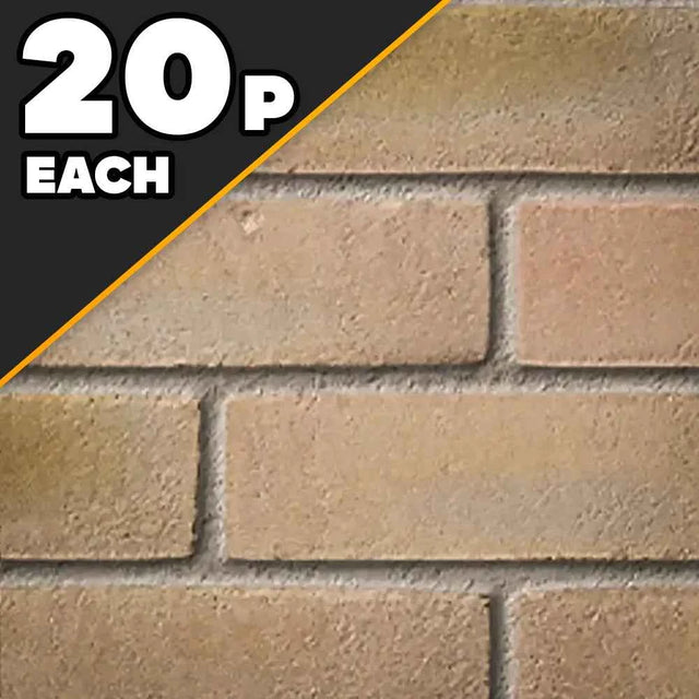 Buff Yellow Multi Commons 65mm Facing Brick Pack of 430