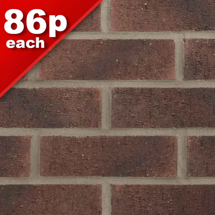 Burghley Red Rustic Facing Brick Pack of 495