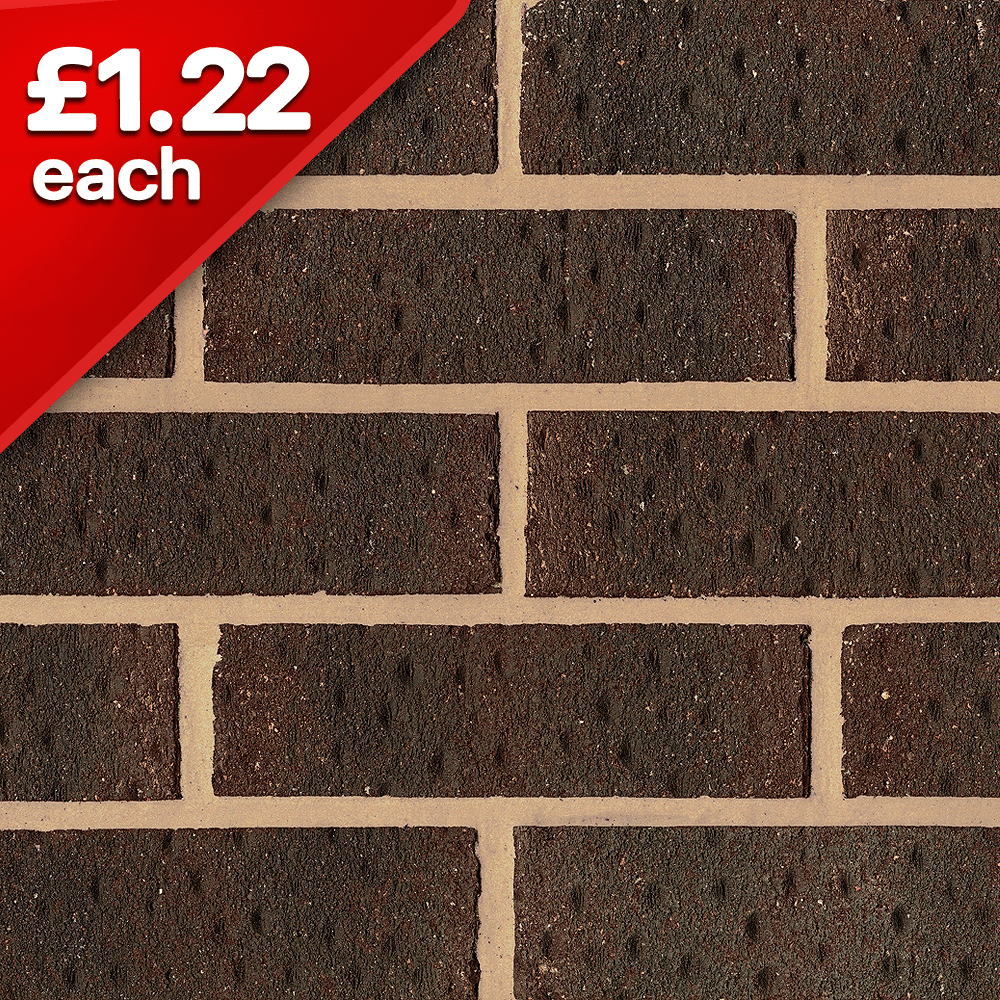 Carlton 65mm Brown Brindle Facing Bricks Pack of 504