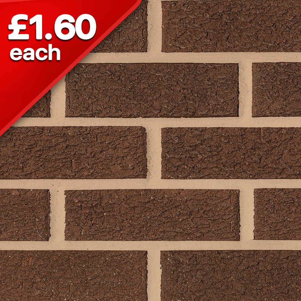 Carlton 65mm Brown Dragwire Facing Brick Pack of 504