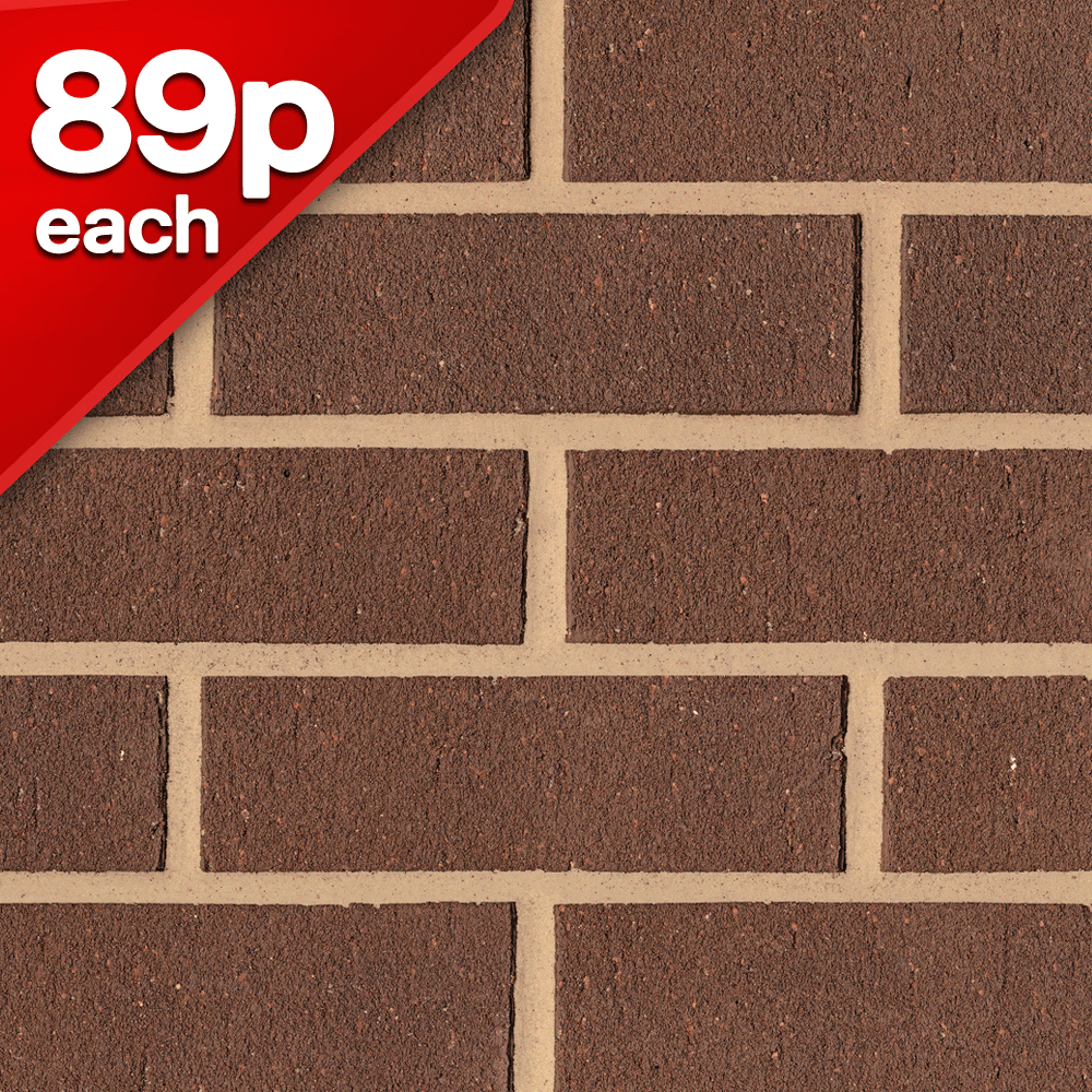 Carlton 65mm Brown Sandfaced Facing Brick Pack of 504
