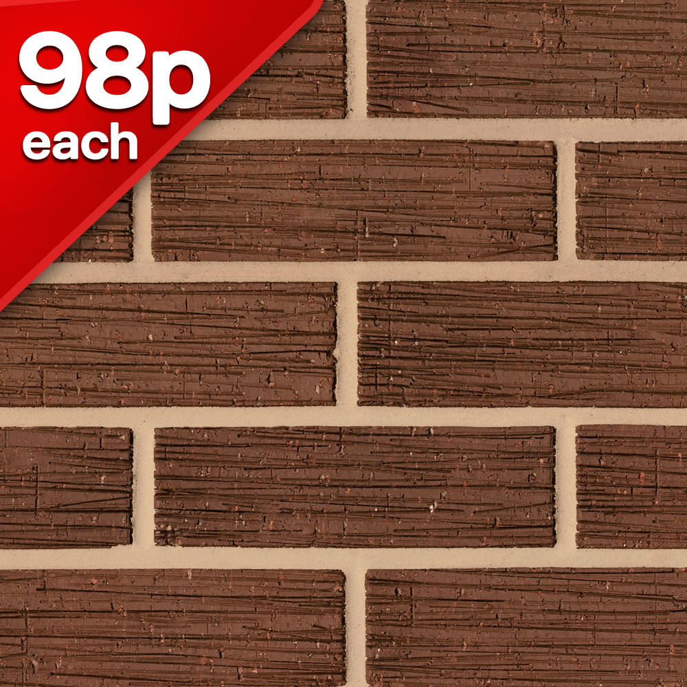 Carlton 65mm Crigglestone Brown Facing Brick Pack of 504