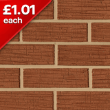 Carlton 65mm Crigglestone Red Facing Brick Pack of 504