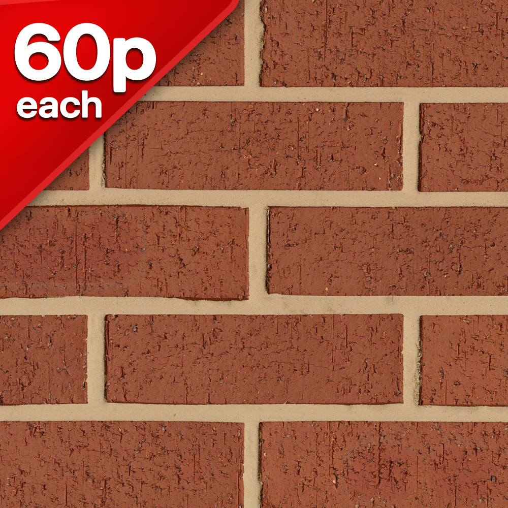 Carlton 65mm Red Dragwire Facing Brick Pack of 504