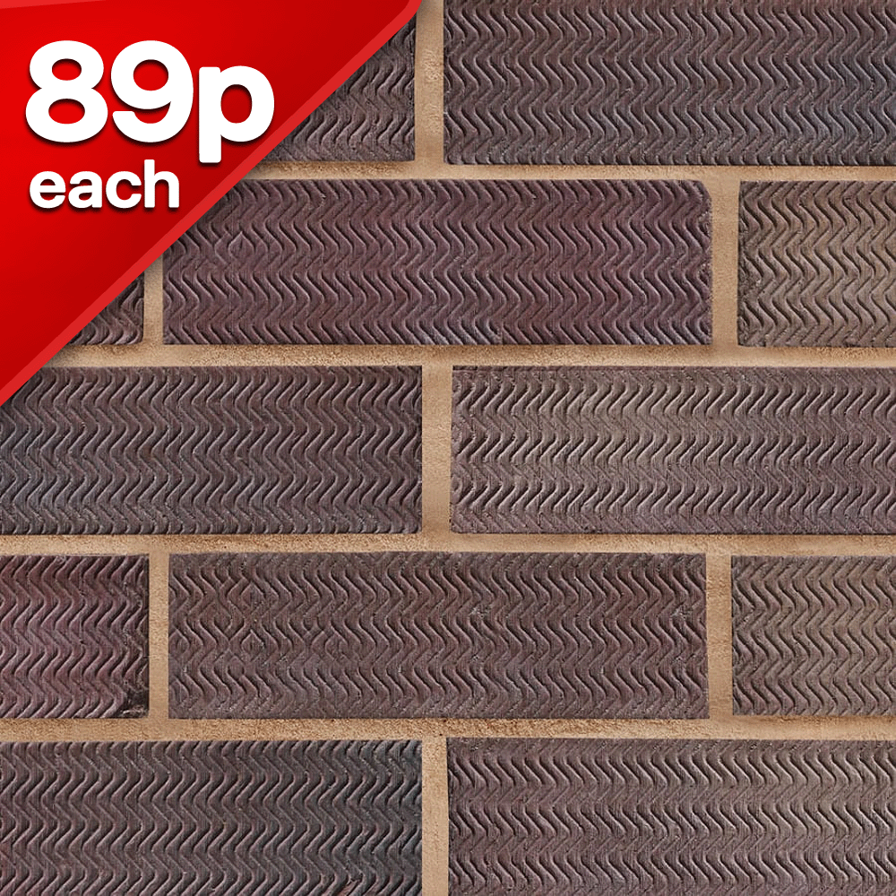Carlton 65mm Ripley Rustic Facing Brick Pack of 504