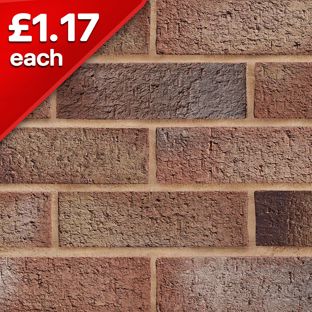 Carlton 73mm Flamborough Gold Multi Facing Brick Pack of 464