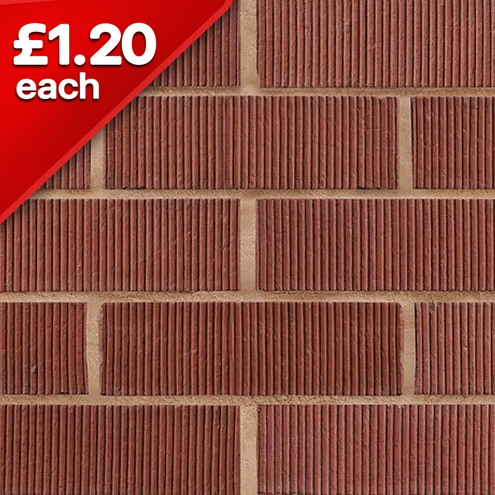 Carlton 73mm Ribbed Red Pack of 464