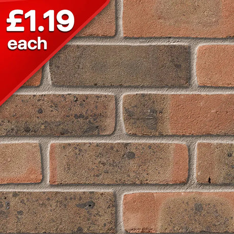 Ibstock Bexhill Dark Stock Facing Brick Pack of 500 10000766