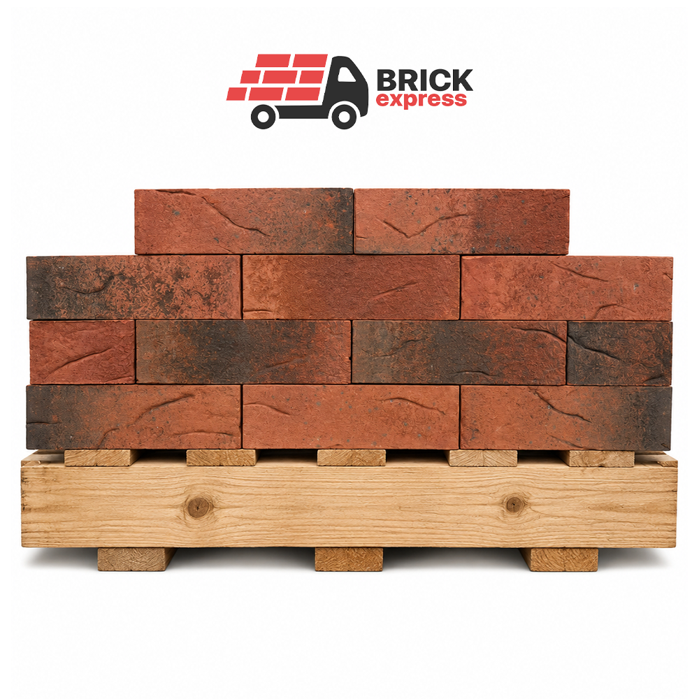 Ibstock 65mm Barford Weathered Red N/S Facing Brick Pack of 412