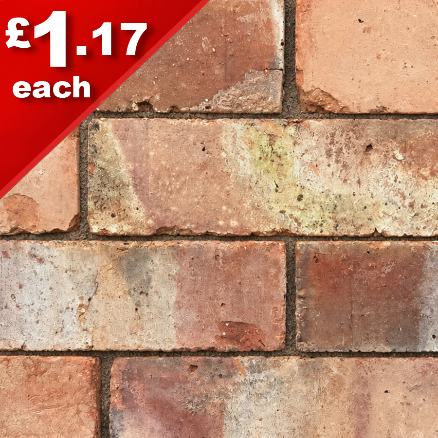 Reclaimed Brick 73mm Facing Brick Pack of 400