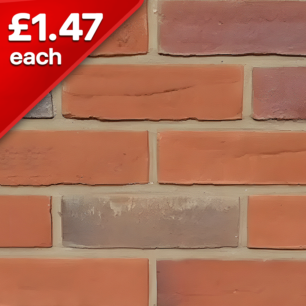Uk Uk Brick Hurstwood Red Multi Pack Of 384
