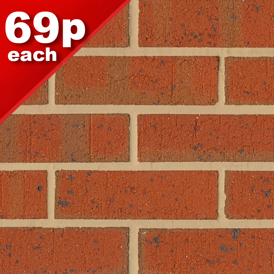 65mm Wrekin Berkshire Wirecut Facing Brick Pack of 400
