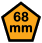 Brick Height: 68mm Brick height: 68mm